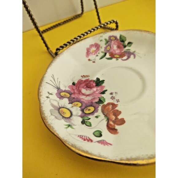 Vintage Royal Albert England Wide Mouth Cup & Saucer Set Lady Angela 1940's - Picture 11 of 14